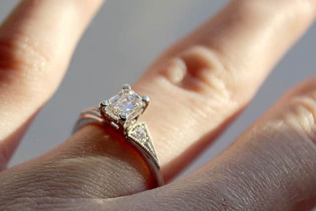 Becci's engagement ring
