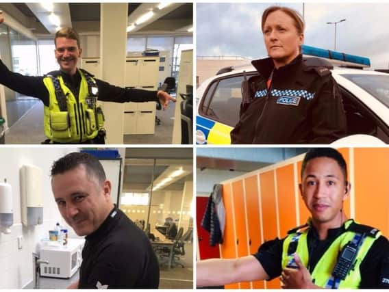 Some of the officers featured in the #HumansofWakefieldPolice series to date.