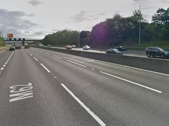 The M62 near Tingley. Pic: Google.