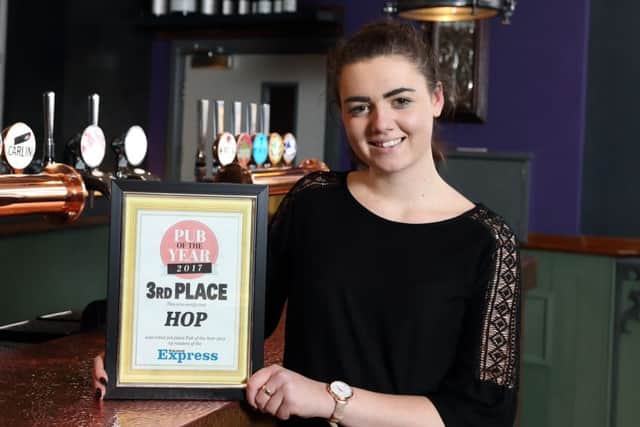 Wakefield Express Pub of the Year 2017 3rd place.
The Hop, Wakefield
Charlotte Ellis