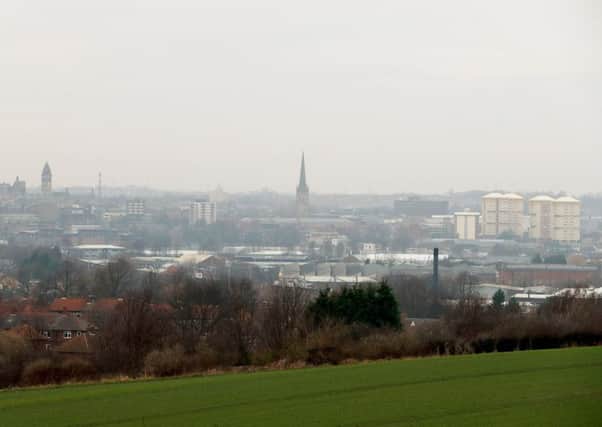 General View of Wakefield City Centre