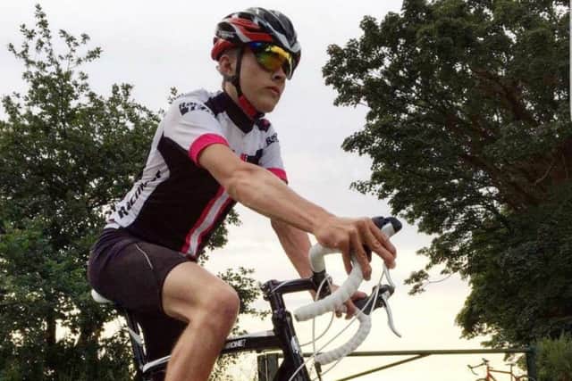 Thomas Goodall, who says cycling has helped curb his epilepsy.