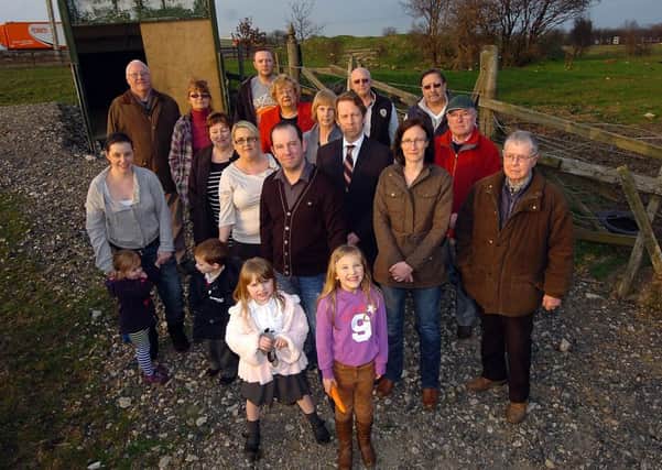 campaigners: Members of the residents group, when it was first formed to oppose the plan, back in 2012.