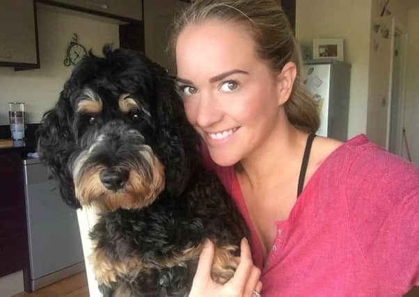 BEST FRIEND: Becky Baker has made an app for dog owners after being inspired by Cockerpoo Buddy.