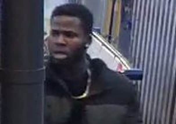 British Transport Police would like to speak to this man following an alleged assault at Wakefield Westgate station.