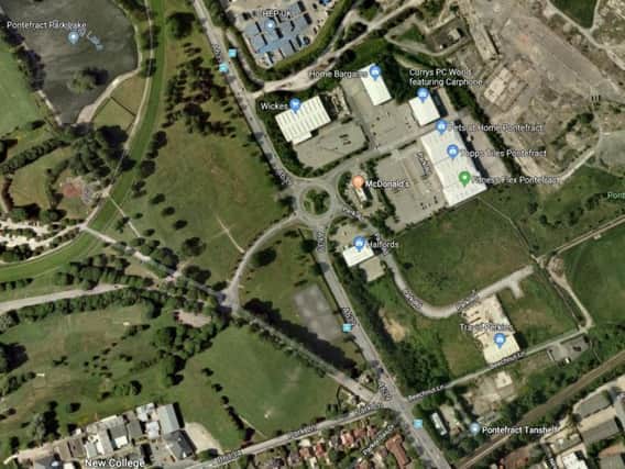 The 'racecourse roundabout'. Picture courtesy of Google.