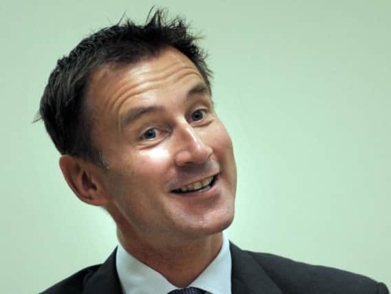 Jeremy Hunt, the Secretary of State for Health and Social Care