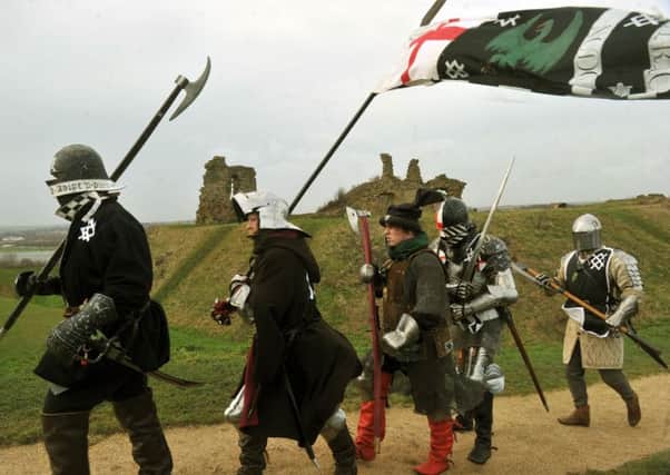 Battle of Wakefield Memorial march to Sandal Castle.