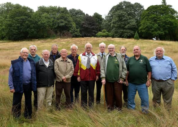 End of an era: Members of the group pictured at  Clarence Park.
