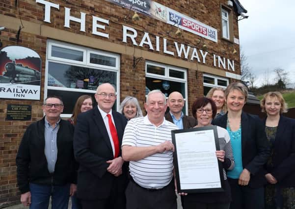 The Railway pub in Pontefract has been saved as a community asset.