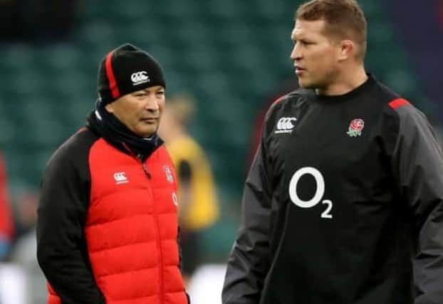 England coach Eddie Jones, left, and captain Dylan Hartley have plenty to ponder after today's defeat.