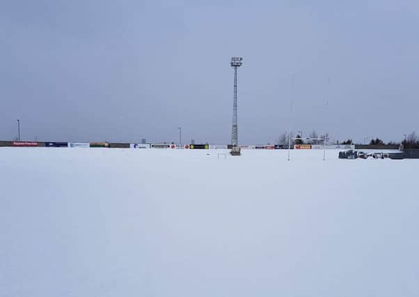 Hunslet's South Leeds Stadium this morning.
