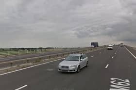 M62 between junctions 36 and 37. Pic: Google.