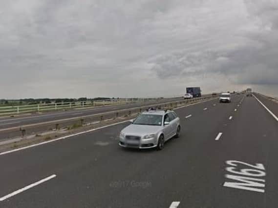 M62 between junctions 36 and 37. Pic: Google.