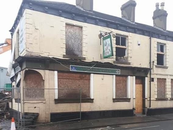 The Early Bath pub was derelict (pic by Faye Noon)