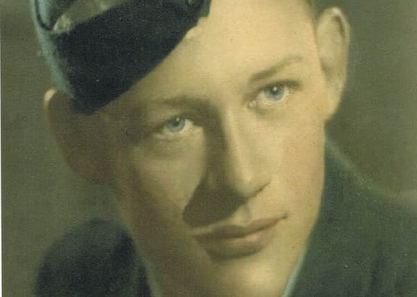 FLYER: Pilot Officer Bruce Humphreys, pictured, was one of those killed in the wartime plane crash.