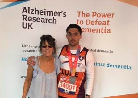Luke Patel with his mum Lestrene, Keith Hollidays daughter.