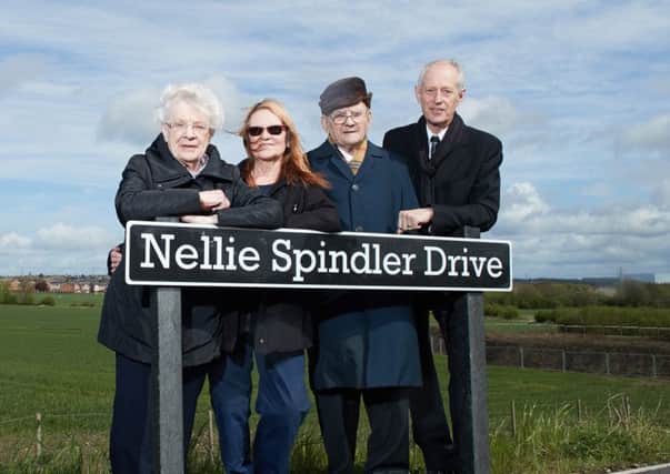 Renaming of the Wakefield Eastern Relief Road to Nellie Spindler Drive, she was a WW1 Nurse. Pictured are her family Margaret Truelove, George Spindler and Julia Duffield and Cllr Peter Box.