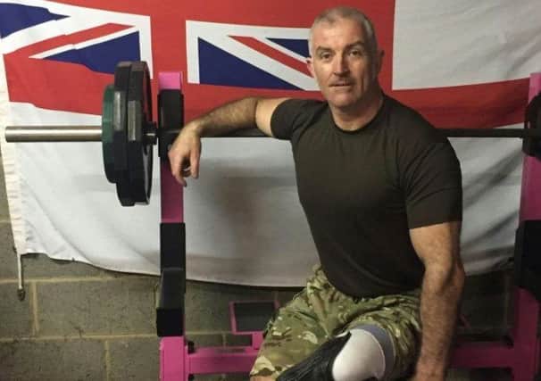 Next challenge: Sean Gaffney, from Pontefract is set to compete in the Total Warrior Leeds event on the weekend of June 23/24.