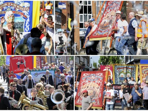 The With Banners Held High March makes its way through Wakefield. Pictures: Simon Hulme