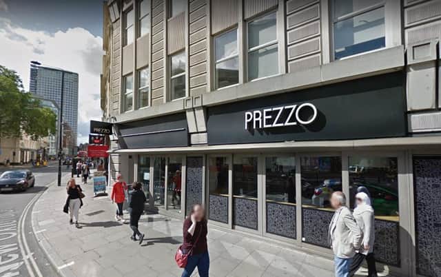 Up to 100 of 300 British Prezzo branches could close (Photo: Google Street View)