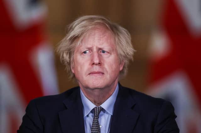 Prime Minister Boris Johnson speaks during a press conference at 10 Downing Street on 23 March 2021 (Photo: Hannah McKay - WPA Pool/Getty Images)