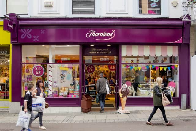 Thorntons will shut all 61 stores - with more than 600 jobs affected (Photo: Shutterstock)